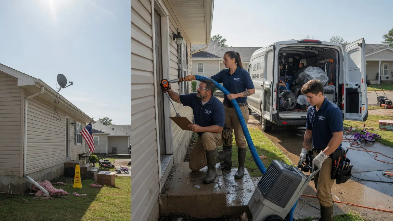 Ceiling Water Damage Restoration in Derby, OH near me